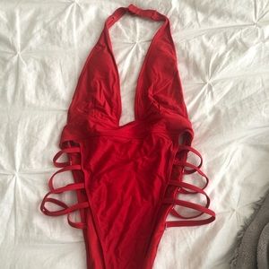 Red one piece